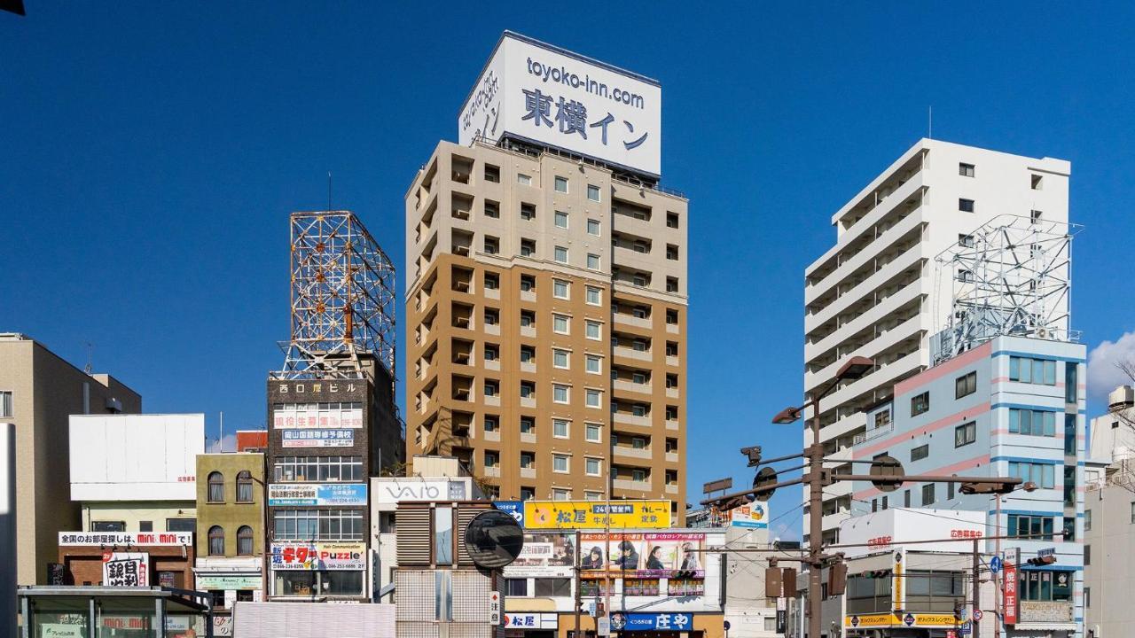 Toyoko Inn Okayama Eki Nishi Guchi Hiroba Eksteriør bilde